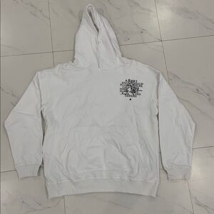 Amiri Hoodie Pullover for Men White Dreams & Imaginations Logo Size Large